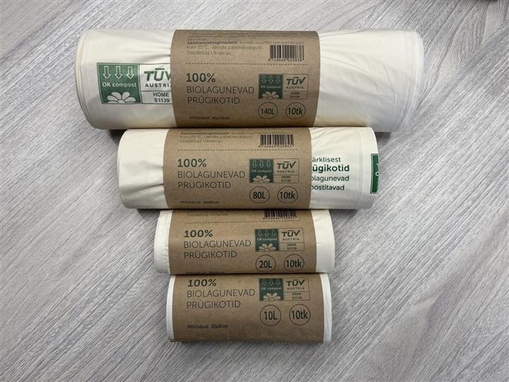 Actual product image Okko GARBAGE BAGS 90L 65X90CM 10PCS (10x, 90 l)