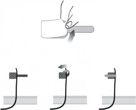 Actual product image Label-the-cable LTC Wall Velcro Cable Ties, pack of 10 (Velcro cable ties, 90 mm, 10 pcs.)