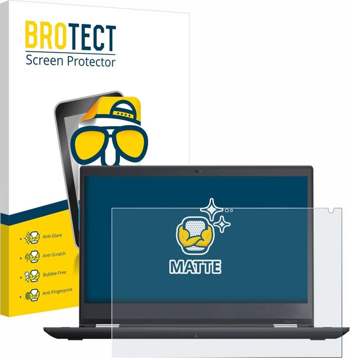 Brotect Anti-Reflet Protection D'Écran Verre Mat Pour Lenovo Yoga 7 2-in-1 Gen 10 14" - Film Protecteur Vitre 9H