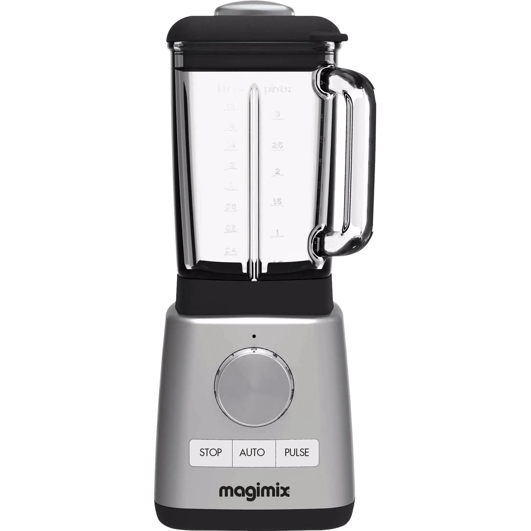 Magimix Tappetino Power Blender Chroom, Frullatore a bicchiere, Argento