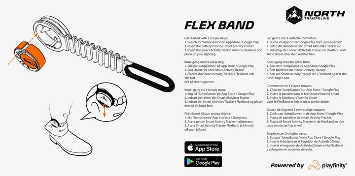 Produktbild Playfinity Jump Games Flex Band Kids