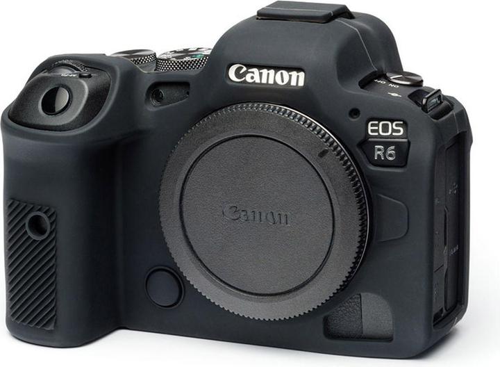 Actual product image easyCover Silicone protector black for Canon Eos R5 / R6