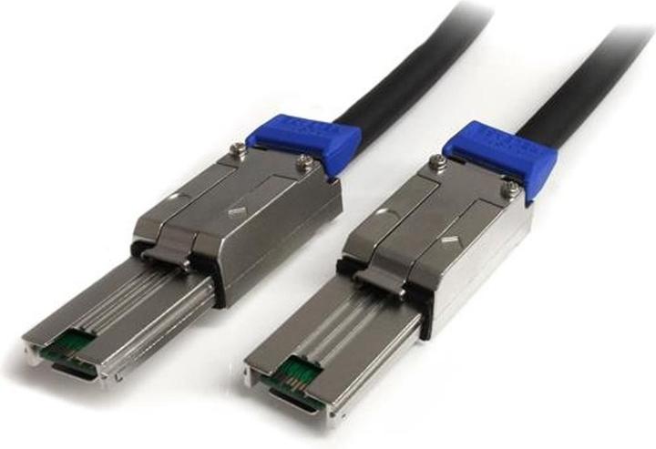 Produktbild StarTech SAS Kabel extern SFF-8088 to SFF-8088 Mini SAS Kabel (26pin) 2m Anschlusskabel - 2 x SFF-8088 (26... (SCSI)