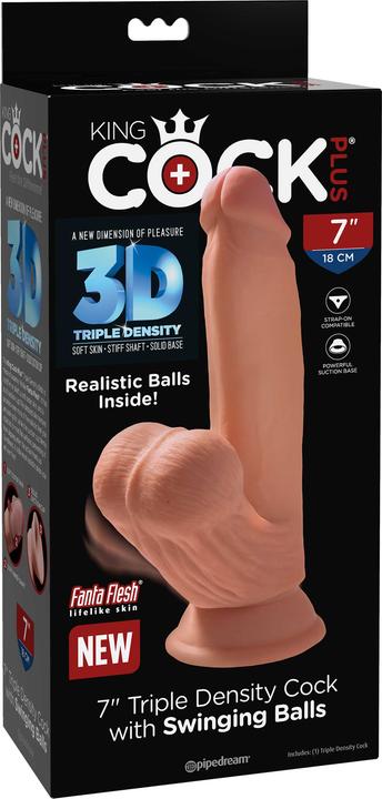 Image du produit Pipedream Cock à triple densité avec boules à bascule