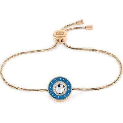 Tommy Hilfiger, Armschmuck, Elegant Bronze Bracelet with Layered Crystal 2780807