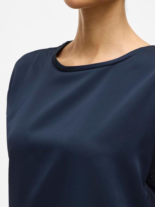 Actual product image Vila Shiny top with short sleeves (34)