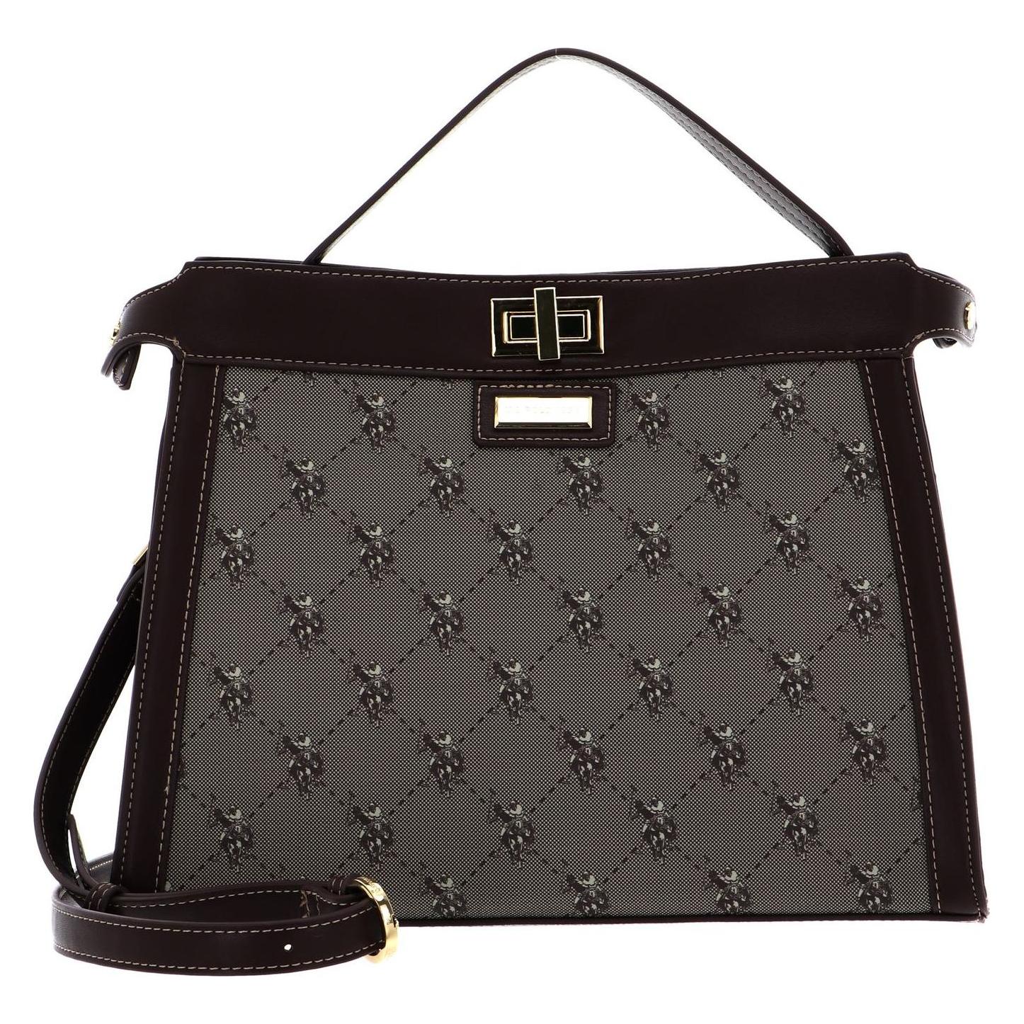 U.S. Polo, Damen, Handtasche, Hampton Handle Bag, Braun