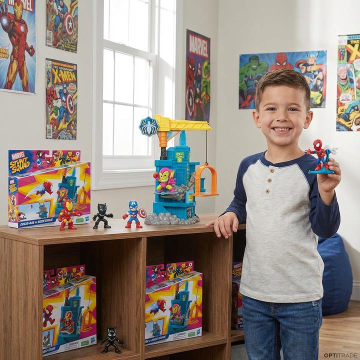 Produktbild Hasbro F70625X0 Spiderman STUNT SQUAD Mini Playset