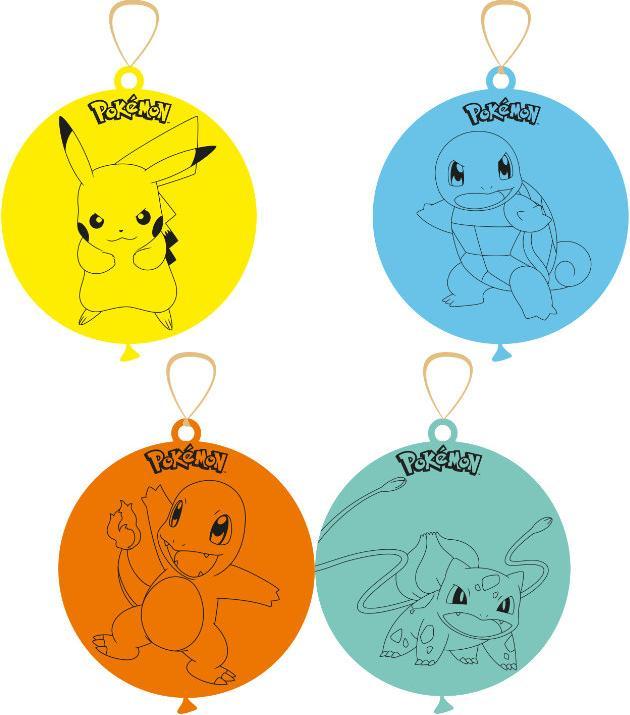 Actual product image Amscan Pokemon balloons (4 x)
