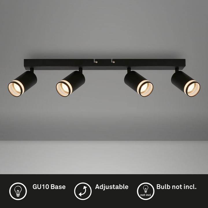Produktbild Briloner Spot light, 4-flame, GU10/excl. bulb, black (GU10)