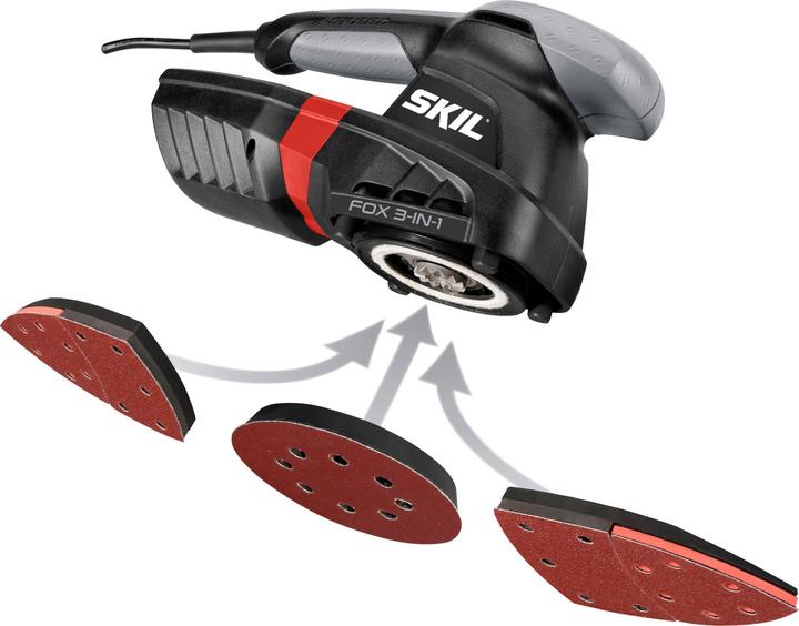 Image du produit Skil 3-EN-1 MULTI SANDER 7220AC 250W (Plateau de ponçage triangulaire, Ponceuse excentrique, Ponceuse multi, Ponceuse vibrante, 250 W)