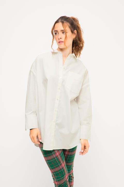 Immagine prodotto Studio Untold Camicia dal taglio oversize con collo da camicia, maniche lunghe e stampa sul retro (54)
