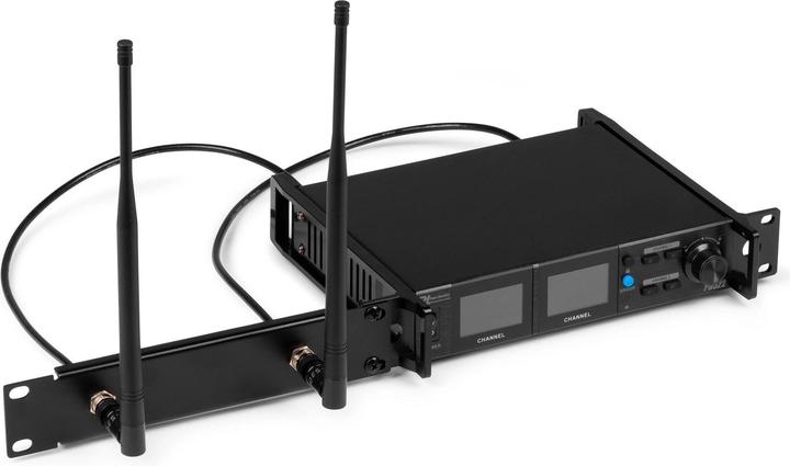 Actual product image Power Dynamics PD522 microfoonsysteem met 2 draadloze UHF microfoons - 2x 100 kanalen