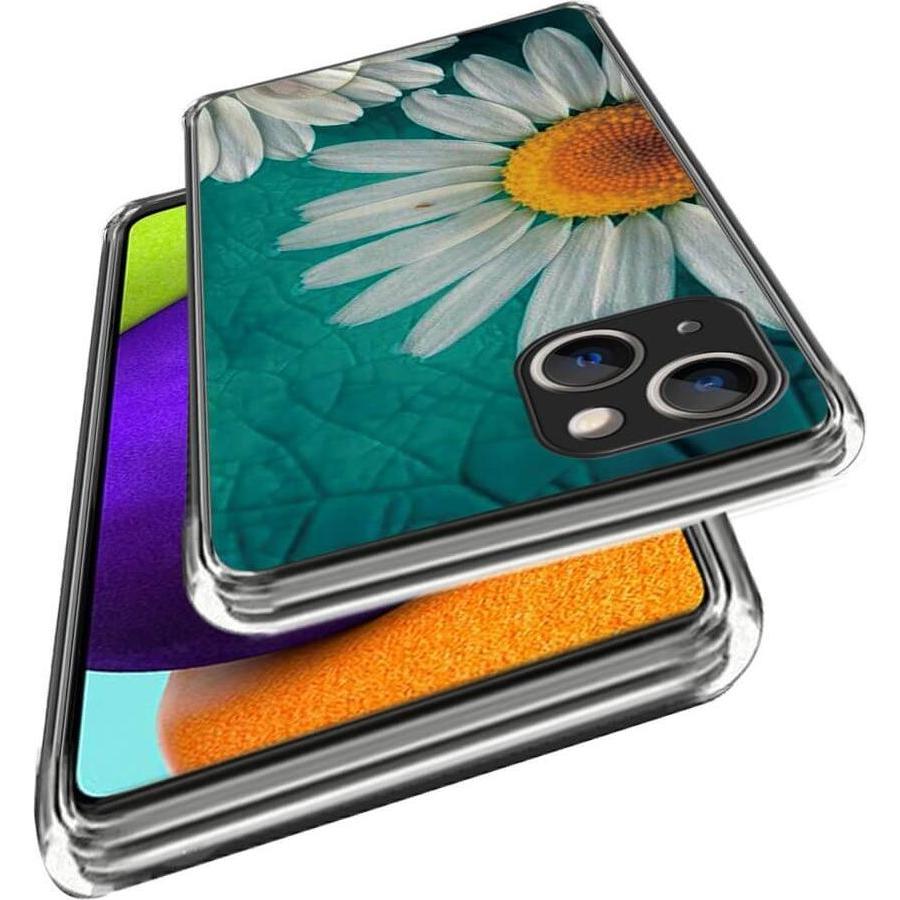 Thumbnail - Cover-Discount iPhone 15 Plus - Cover Handyhülle IMD Margeriten (Apple iPhone 15 Plus), Smartphone Hülle, Mehrfarbig