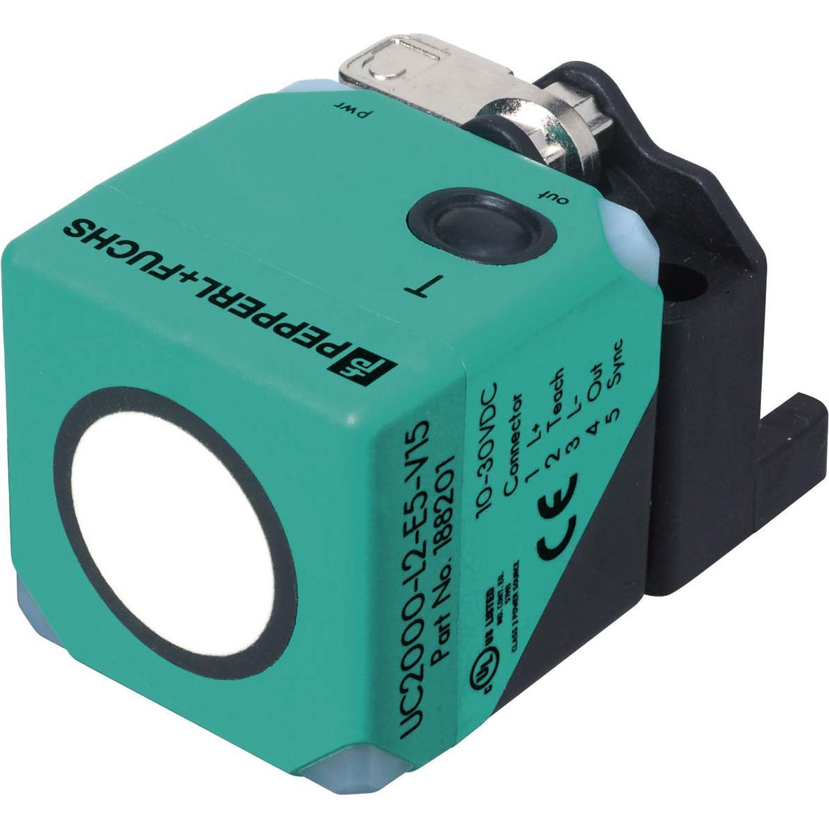 Pepperl & Fuchs Sensore a ultrasuoni, Pulsante + Interruttore