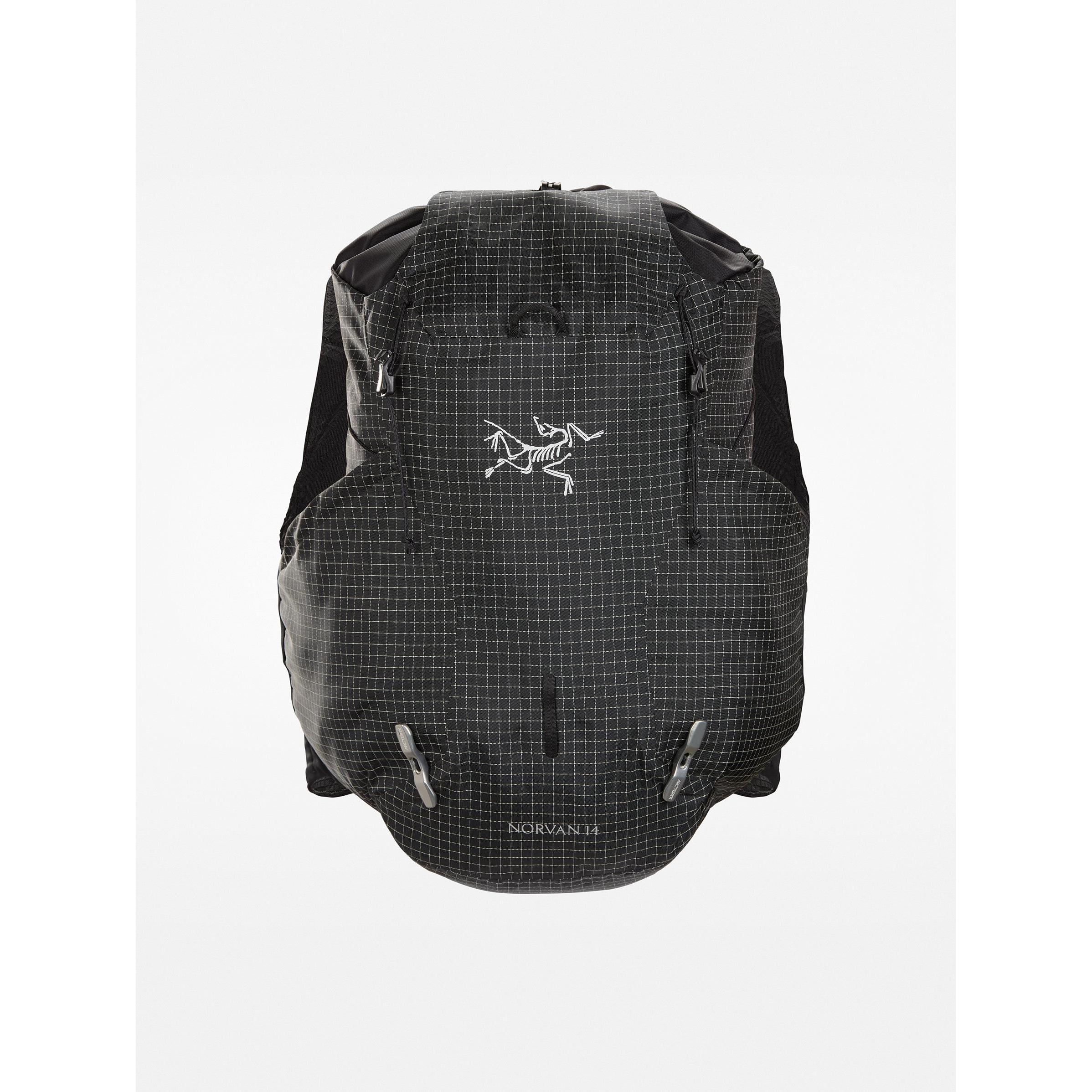 arc'teryx norvan 14 vest ブラック black Arc'teryx Norvan 14 Vest in Black Arc'teryx