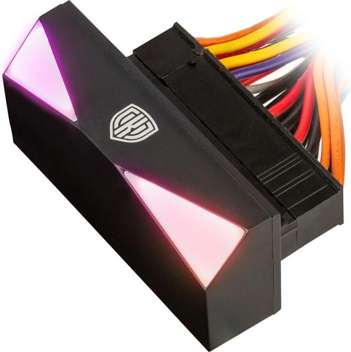 Actual product image Kolink Core Adept ARGB 24 Pin 90 Grad