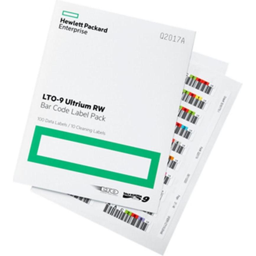 HPE LTO9 Ultrium Barcode Label 100+10 Q2017A, Server Zubehör, Mehrfarbig