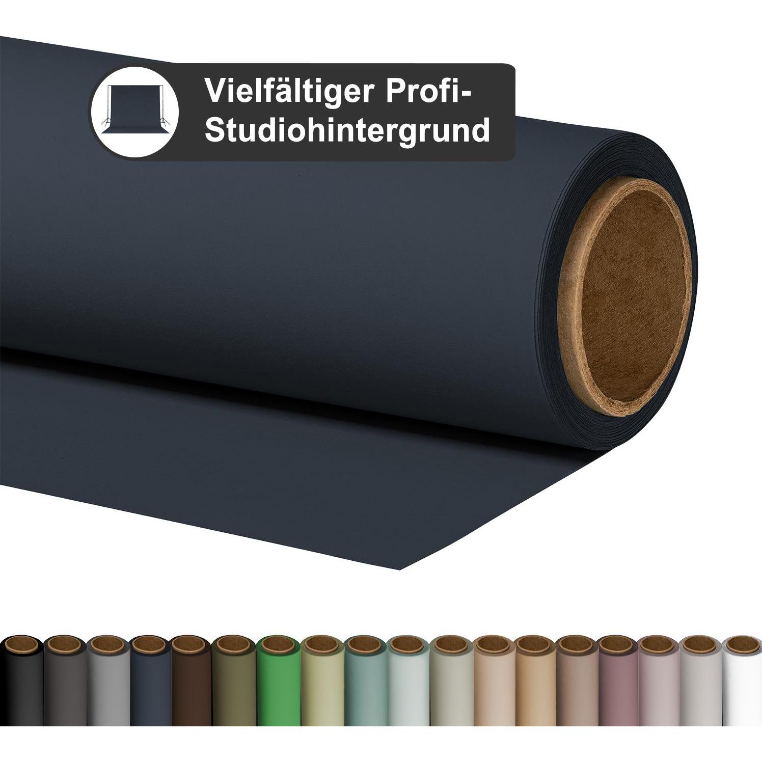 Thumbnail - Walimex pro Hintergrundkarton 2,72x10m, deep blue (272 cm, 1000 cm), Hintergrundsystem, Blau