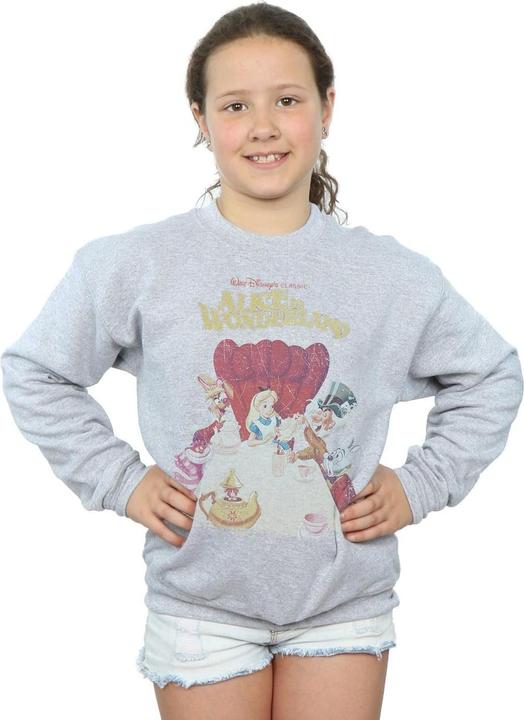 Produktbild Disney Alice In Wonderland Retro Poster Sweatshirt Mädchen (128)