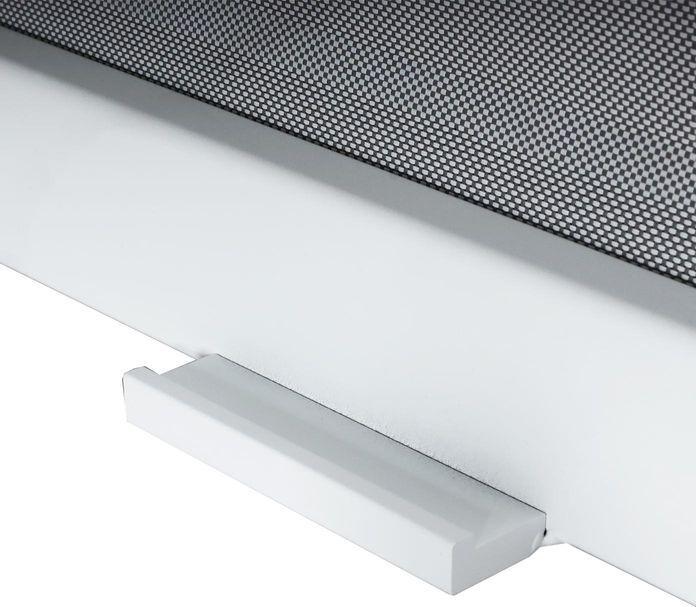 Produktbild Mendler Alu Pergola HWC-L41 mit 3x Seitenwand, Lamellen-Pavillon, stabiles 8cm-Metall-Gestell 3x6m – weiss (306 cm, 590 cm)