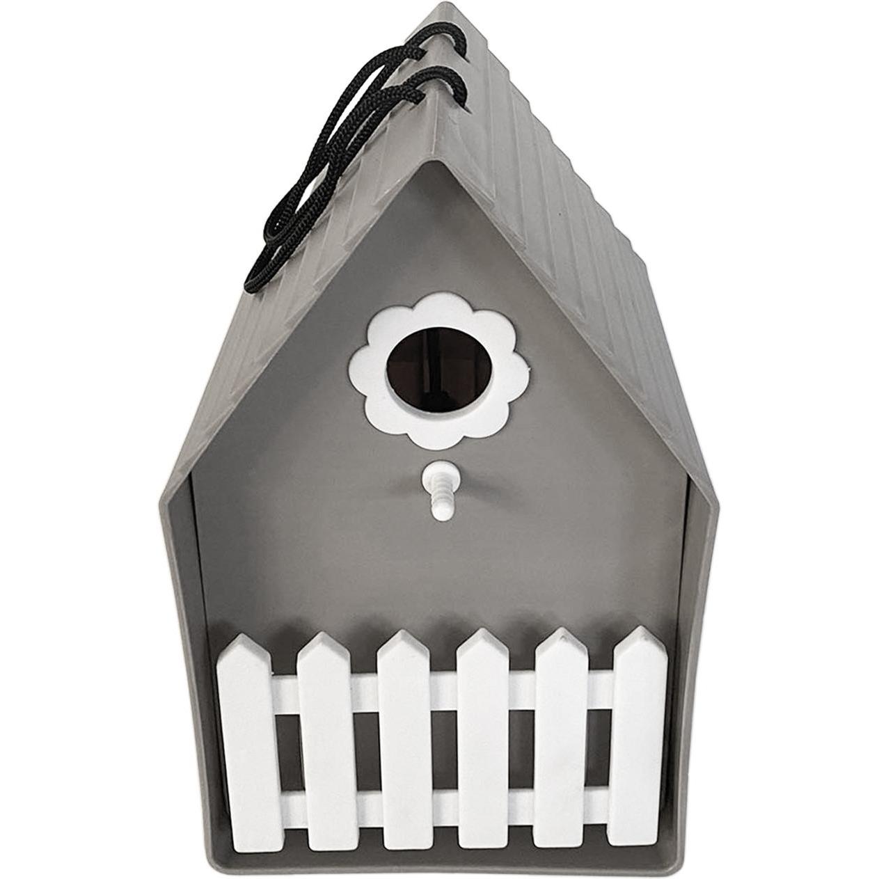 HTI-Living Vogelhaus Nessa Grau, Vogelhaus