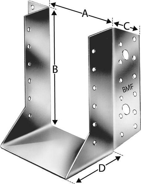Actual product image Simpson Sst Beam shoe BSNN 60/130 (Joist hanger, 1 pcs.)