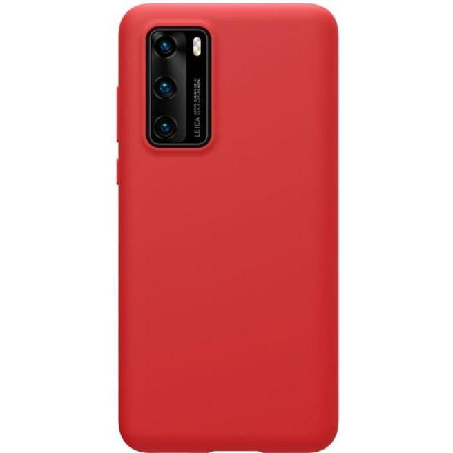 Nillkin Flex Pure Series Silikon Hülle (Huawei P40), Smartphone Hülle, Rot