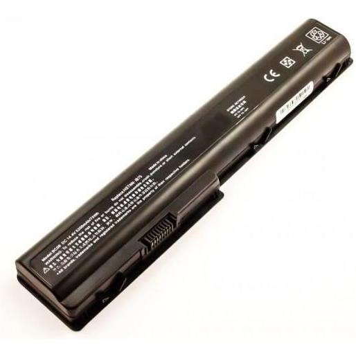 Thumbnail - CoreParts Laptop Battery for HP (8 Zellen, 5200 mAh), Notebook Akku, Schwarz