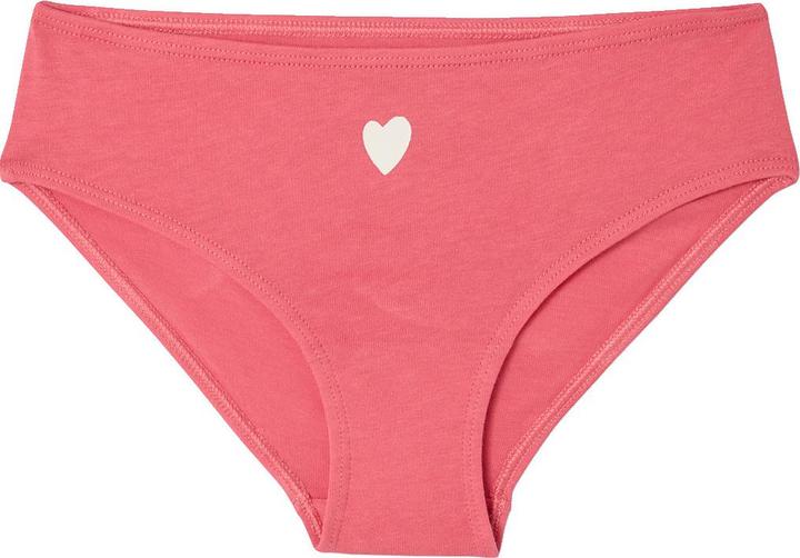 Produktbild Vertbaudet 7er-Pack Slips mit Herzmotiv, Bio-Baumwolle Mädchen BASIC (110, 7er Pack)