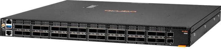 Immagine prodotto HPE E Switch Aruba 9300-32D, /200/400G QSFP-DD, senza PSU e vassoio ventola, 1U (32 porte)