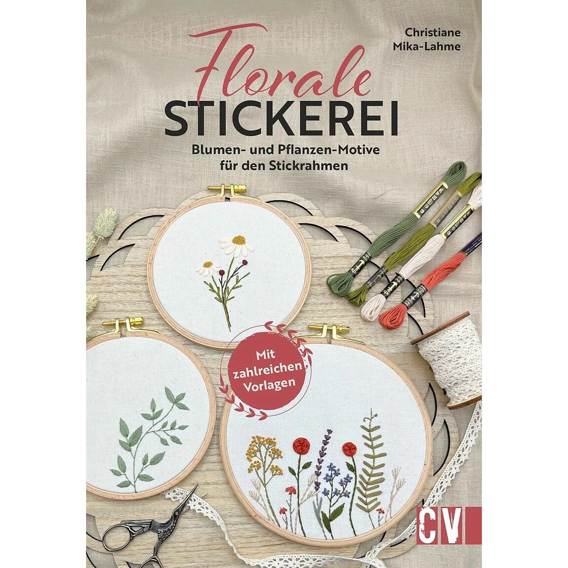Christophorus, Sticker, Florale Stickerei