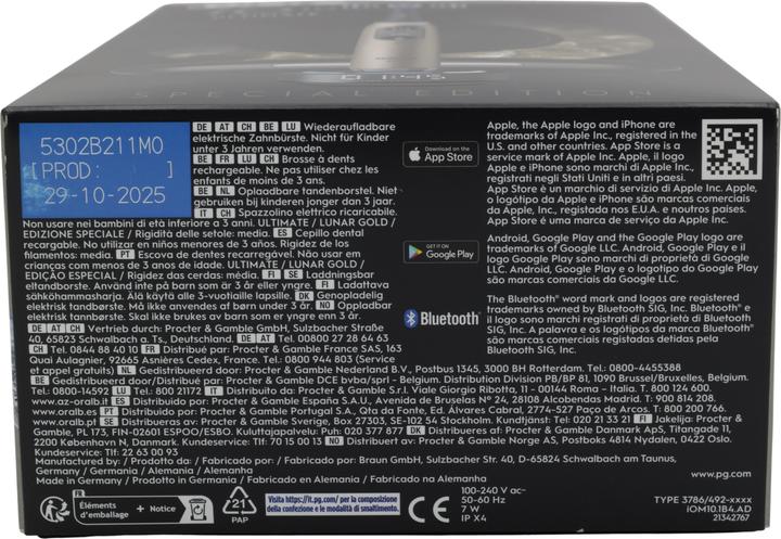 Immagine prodotto Oral-B iO Series 10 Lunar Gold Special Edition Elektrische Zahnbürste