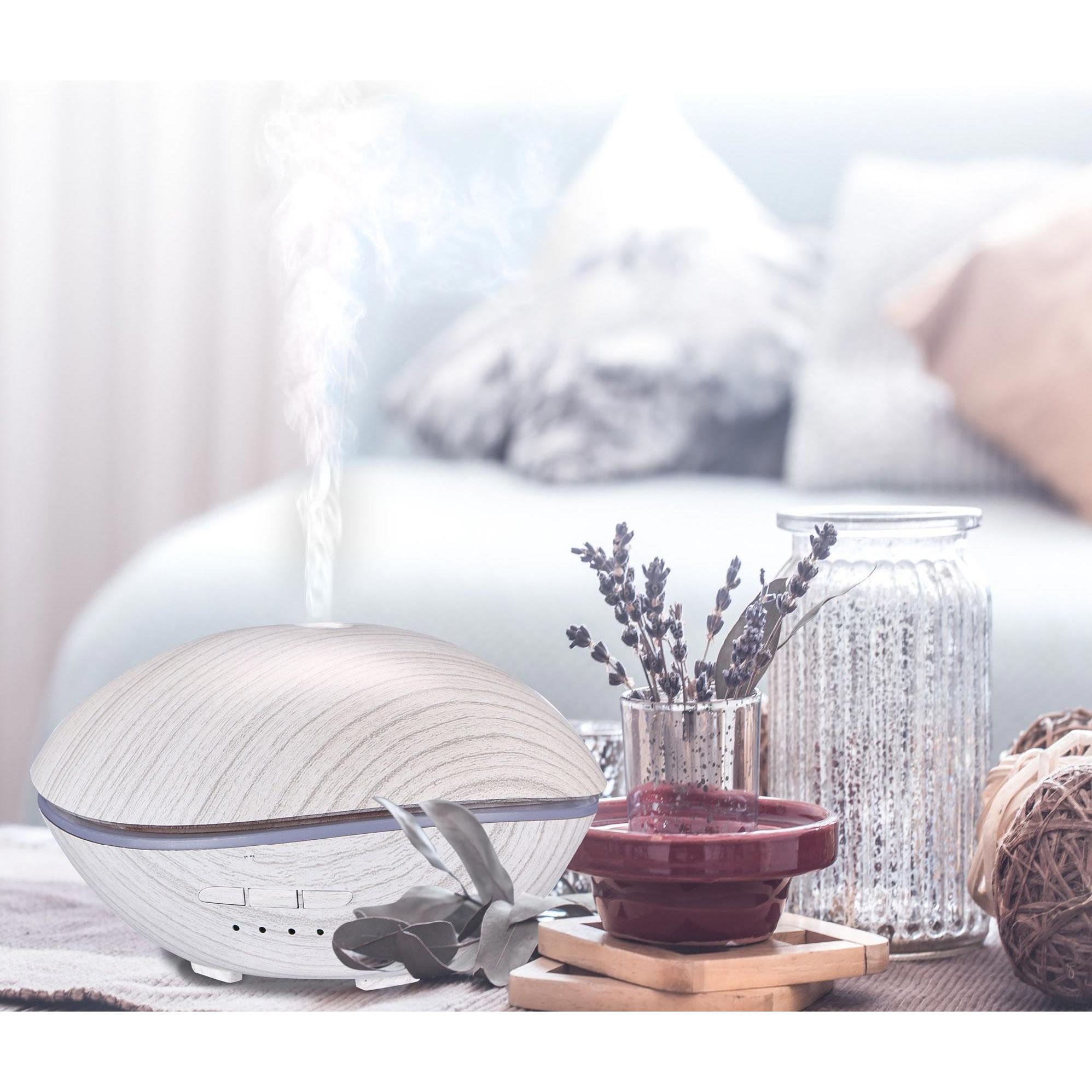 Thumbnail - Sixtol, Aroma Diffuser, Aromazerstäuber Steinweiss Holz 500ml (500 ml)