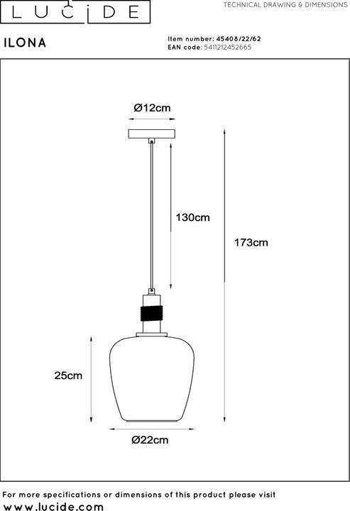 Produktbild Lucide Ilona (E27)