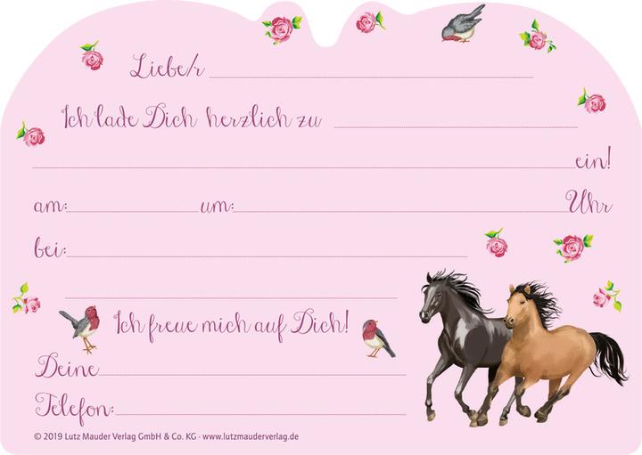 Produktbild Tapirella Einladungskarten-Set Pferde 2 (2 Stück)