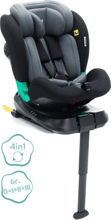 Produktbild Fillikid Reboarder Luca 360 Schwarz Grau (Reboarder, ECE R129/i-Size Norm)