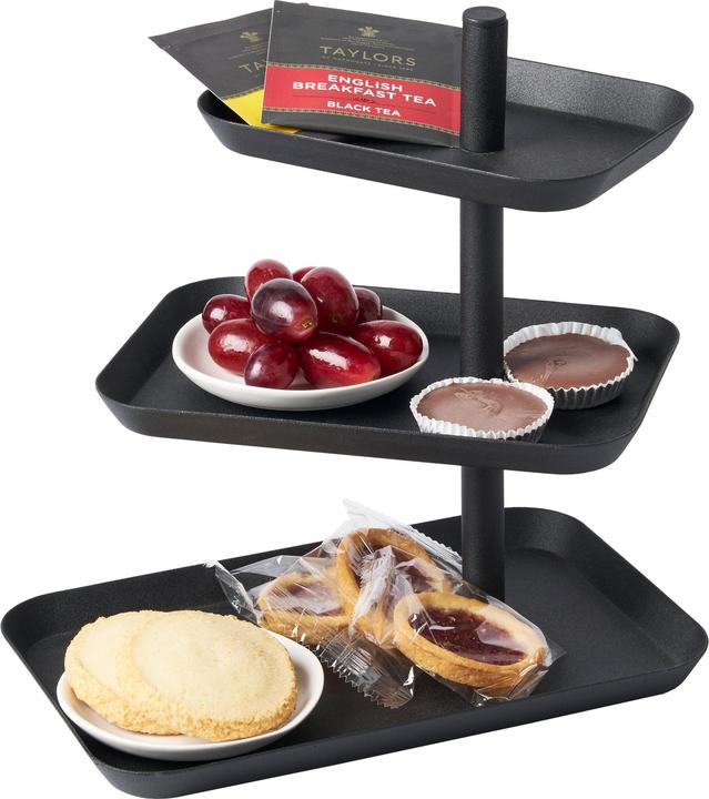 Image du produit Yamazaki Étagère à 3 étages avec plateaux pivotants TOWER