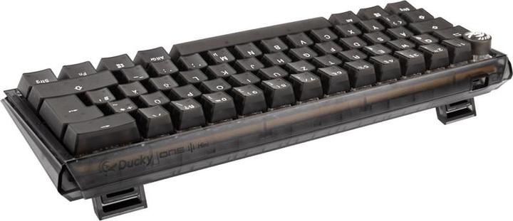 Actual product image Ducky One 3 Aura Black Mini Gaming Keyboard, RGB LED - MX-Silent-Red (DE, Cable)