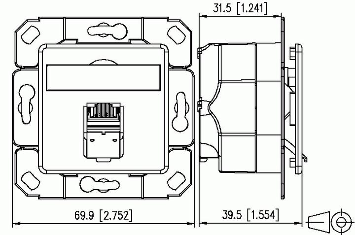 Produktbild Metz Connect E-DAT C6 8(8) UPk