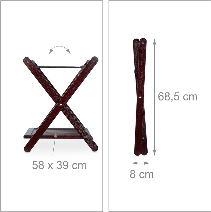 Actual product image Relaxdays Suitcase stand (Suitcase rack)