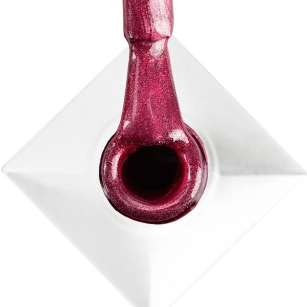 Immagine prodotto Molly Nails Gellack Cat Eye Berry Silver Flash UV/LED (Berry Silver Flash, Smalto per unghie effetto gel)