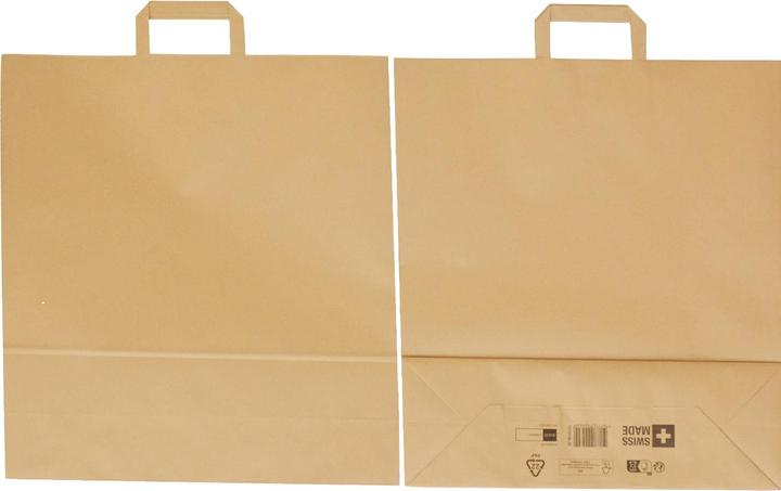 Produktbild Elco Papiertragetaschen mit Flachhenkel (50x)