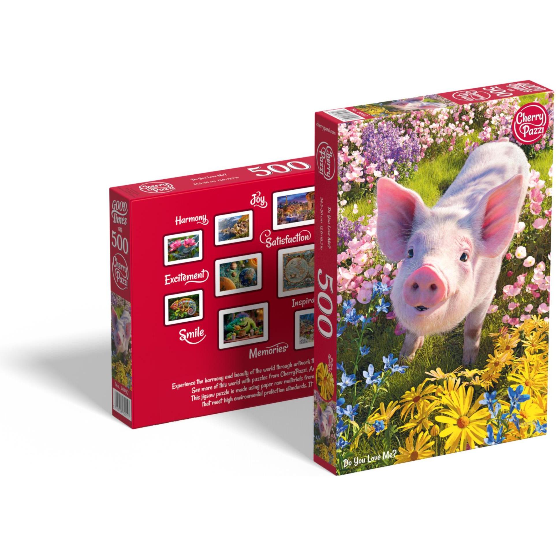 Cherry Pazzi Puzzle 500 Teile - Liebst du mich? (500 Teile)
