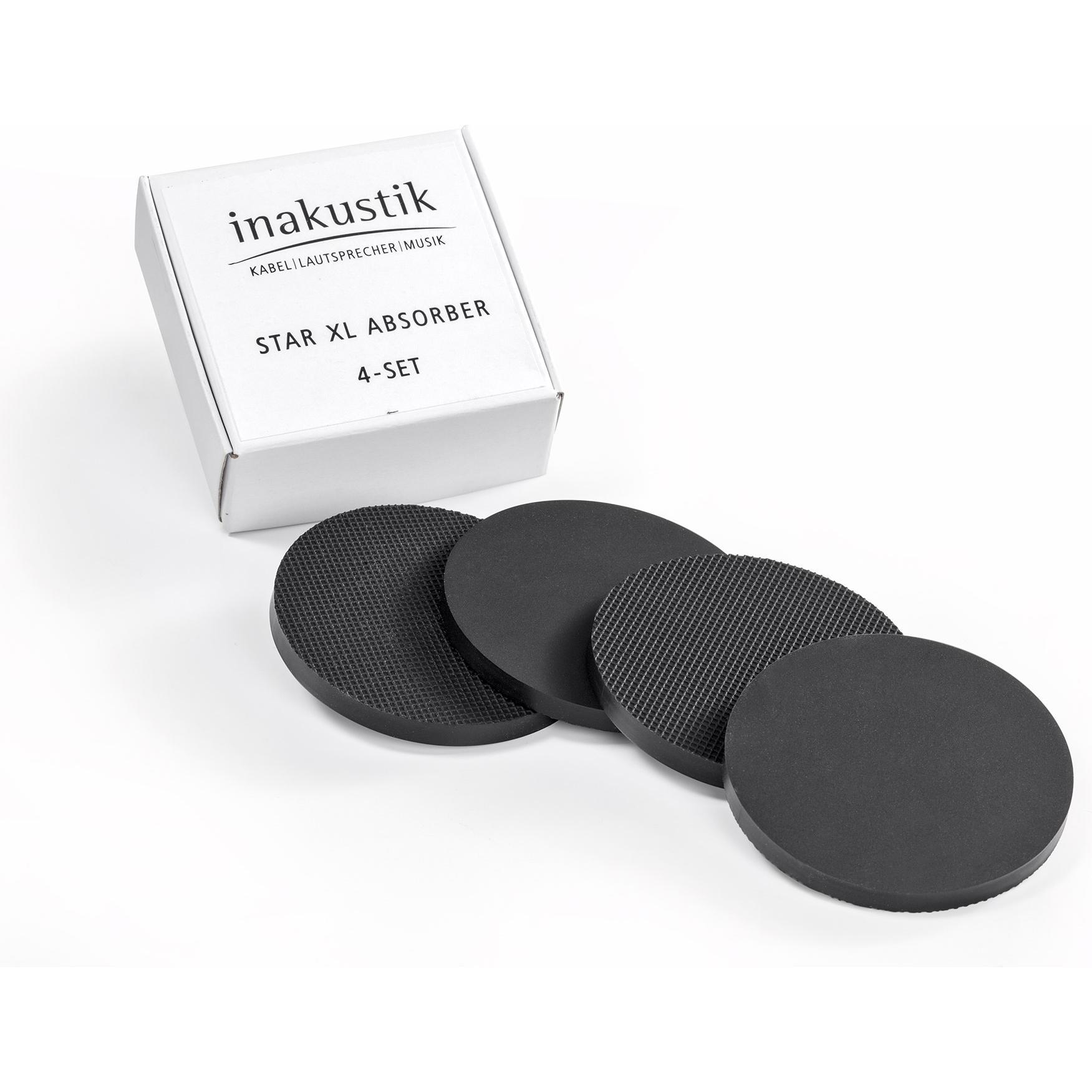 Inakustik Star XL Absorber Set, Lautsprecher Bauteile, Schwarz