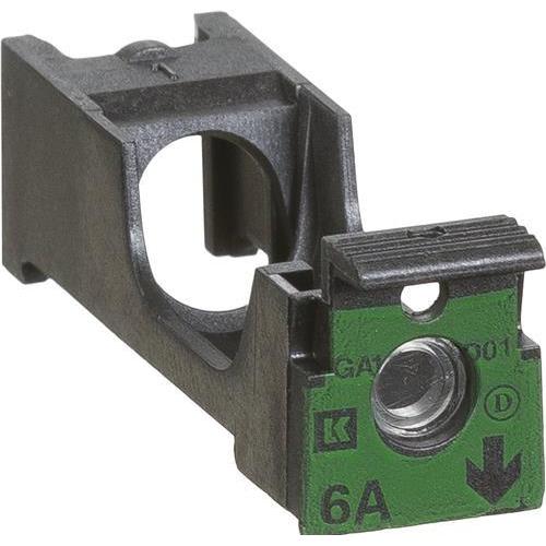 LK, Netzstecker + Netzkupplung, Gruppeafbryder type GA-1 6 A sikringsskuffe grøn, grøn