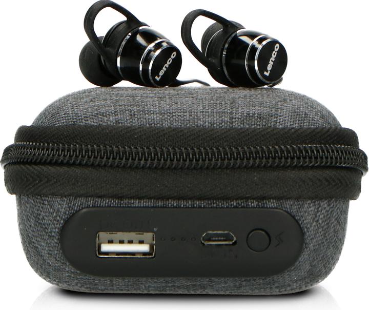 Actual product image Lenco EPB-160BK (No noise cancelling, 9 h, Wireless)