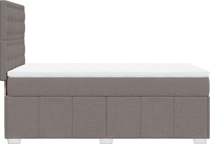 Produktbild vidaXL Bo x springbett mit Matratze 140 x 200 cm Stoff (140 x 200 cm)