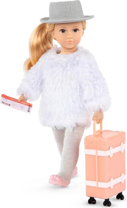 Actual product image Lori Doll Leighton with luggage