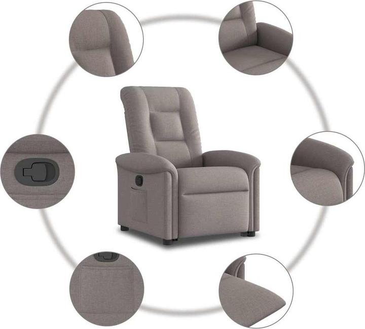 Image du produit vidaXL Relaxsessel mit Aufstehhilfe